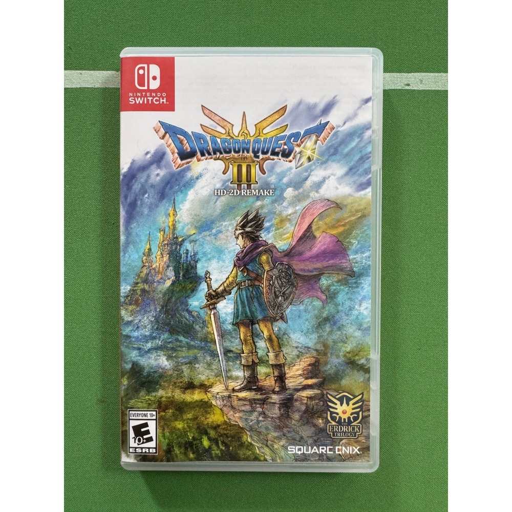 Square Enix Dragon Quest III HD-2D Remake 3 Nintendo Switch Video Game LikeNEW